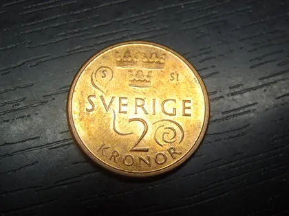 фото, 2 крони Швеція 2019