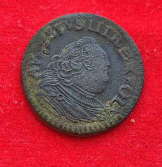 1 грош 1755 года &quot;Коронный&quot; (Польша, Август III) nk377 Ціна