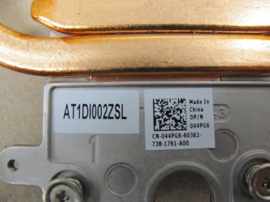 632-4-0 термотрубка охолодження AT1DI002ZSL 044PG6  для Dell Precision 7510 7520 P53F оригінал Де купити