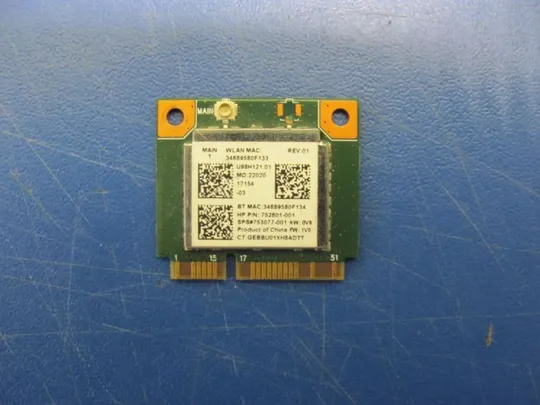 №118-17 Wi-Fi адаптер 753077-005 для Hp COMPAQ 15 15-H023SG оригінал Ціна