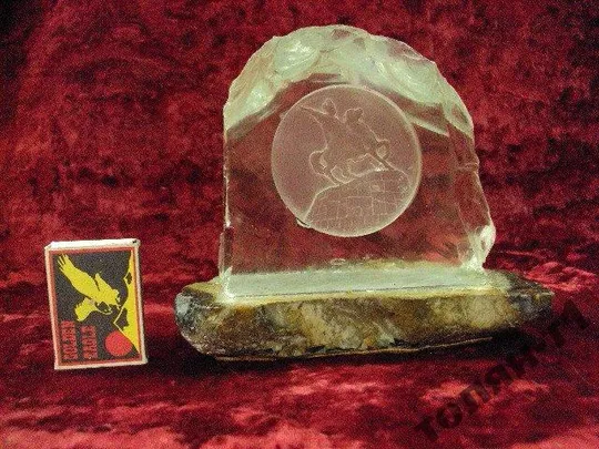 плакетка киев памятник б.хмельницкому хрусталь мин Продаж