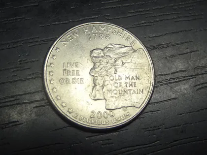 фото, 1/4 долара 2000 P США Нью-Гемпшір