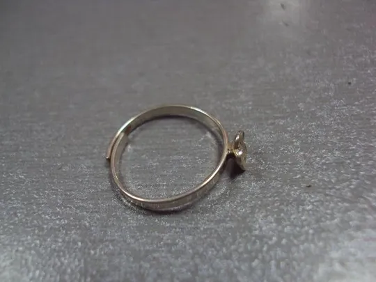 Купити Кольцо женское цветочек на ногу серебро 925 проба вес 0,68 г безразмерное №10726