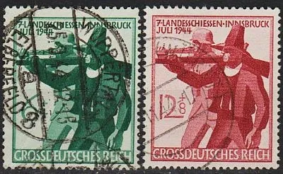 фото, 1944 - Рейх - Тірольські стрільці Mi.897-98 _2,20 Євро _гаш