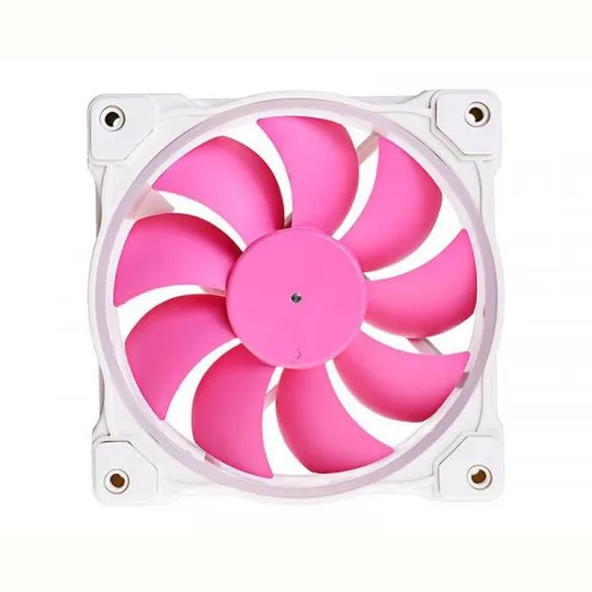 Вентилятор ID-Cooling ZF-12025-PINK ARGB (Single Pack), 120x120x25мм, 4-pin PWM, белый с розовым З аукціону