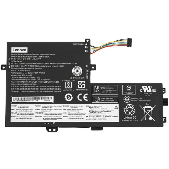 Оригінальна батарея для ноутбука LENOVO L18C3PF6 (IdeaPad S340-14API, C340-14API) 11.1V 4610mAh 52.5Wh Black Ціна