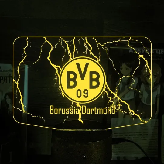 Акриловий світильник-нічник Borussia жовтий tty-n002273 Ціна