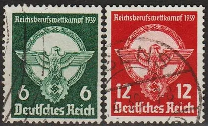 фото, 1939 - Рейх - Професійний конкурс Mi.689-90 _10,0 € _гаш