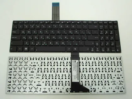 фото, Клавиатура для ASUS K550MJ, K750JN, K750LA (RU Black без рамки, контакты сзади!)