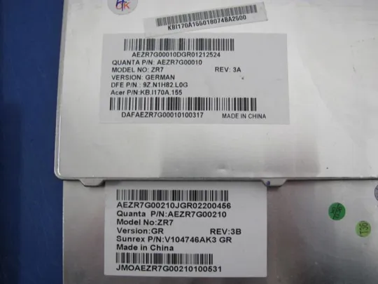 №159-8 клавіатура робоча PK130C91108 9Z.N3M82.B0G для E732G 5542 E1-531 7740 5728G 5250 5745 5742 7535 оригінал Продаж