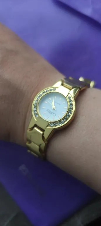 Купити Красивые часы Картер, привезены из Англии, рабочие, выглядят как золотые, камешки-стразы  fr966