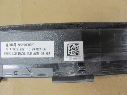 номер0973-3 рамка матриці matrix frame Окантовка дисплея Рамка екрана Корпус рамка матриці  AP2V7000320 06WT7M  для Dell Precision 7550 M7550  7560 оригінал Інтернет-аукціон