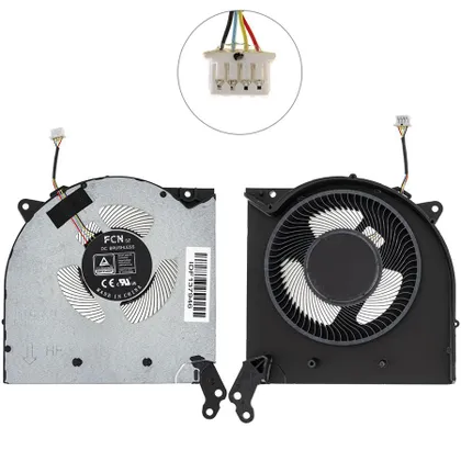 фото, Оригінальний вентілятор для ноутбука LENOVO Legion 5-15ACH6H (CPU FAN), 5-17ACH6H, DC 10V (DFSAL12E064860) (Кулер)
