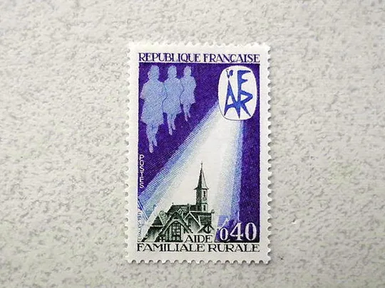 Поштова марка Франція 1971 рік ** Ціна