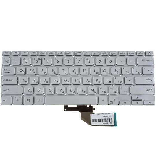 Купити Клавіатура для ноутбука ASUS (X330 series) rus, silver, без кадру
