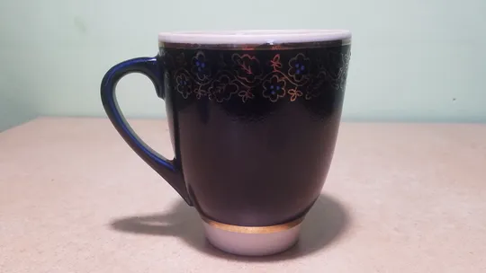 Купити Чашка гігант кухоль кобальтова стара радянська порцеляна Довбиш Вживане #2