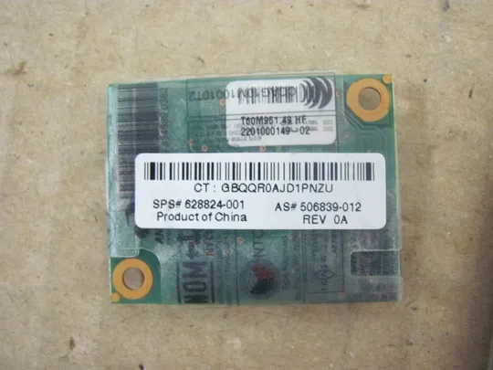 номер0033-11 Плата Мережева карта 628824-001 для HP EliteBook 8560P 8570P 8460w 8560w 8760w 8560p плата модему Modem Board Продаж