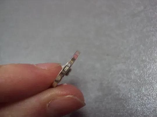 Кольцо женское цветочек на ногу серебро 925 проба вес 0,68 г безразмерное №10726 Де купити