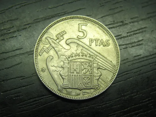 5 песет Іспанія 1957 (1961) Ціна