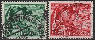 фото, 1938 - Рейх - Голосування в Судетах Mi.684-85  _8,0 €