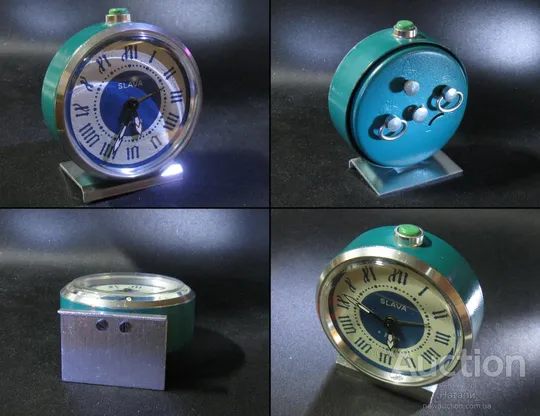 Часы будильник Слава СССР Экспортный вариант Абсолютно исправны!!! Ціна