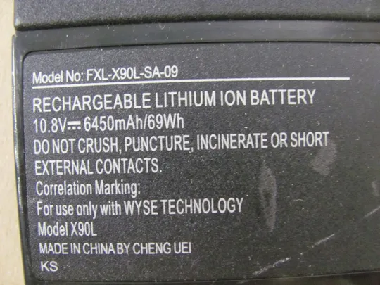 Оригінал АКБ FXL-X90L-SA-09 10.8V 69WH для Fujitsu Amilo V5515 V5535 V5555 LA1703 LA1730 З аукціону