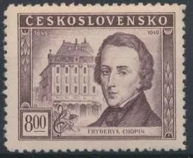 фото, Чехословакия Шопен музыка 1949