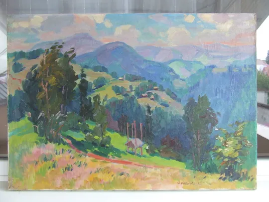 Закарпатская школа  Гмилтар..  раз.70х50 см.также много другого. З аукціону