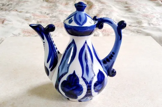 Чайник заварювальний стара радянська порцеляна Кисловодськ Вживане 0,5л Ціна