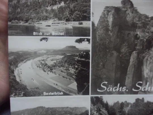 открытка баштай Bastei швейцария №881 Недорого