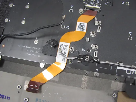 777-1 Кришка панель палмрест тачпад 0DCF84 AM3Q200B11 з клавіатурою 0552JF AM304000H00  для Dell ALIENWARE x15 R1 R2 оригінал в Україні