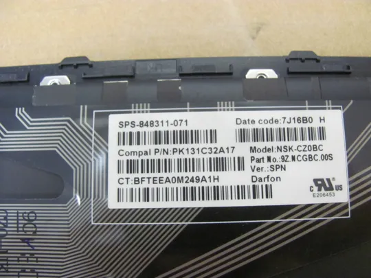 номер0953-16 клавіатура ДОНОР PK131C32A17 848311-071 для  HP ZBook 15 G3 G4 ZBook 17 G3 G4 оригінал Де купити