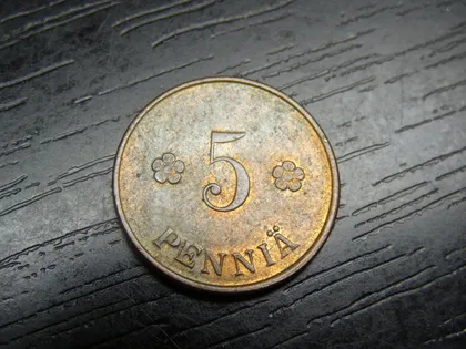 фото, 5 пенні 1920 Фінляндія