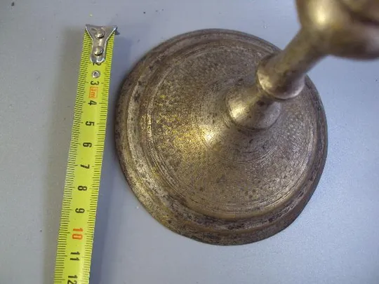 Подсвечник латунь высота 21 см №9 З аукціону