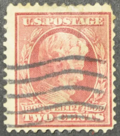 фото, США Линкольн 2c. 1909 Sc.367
