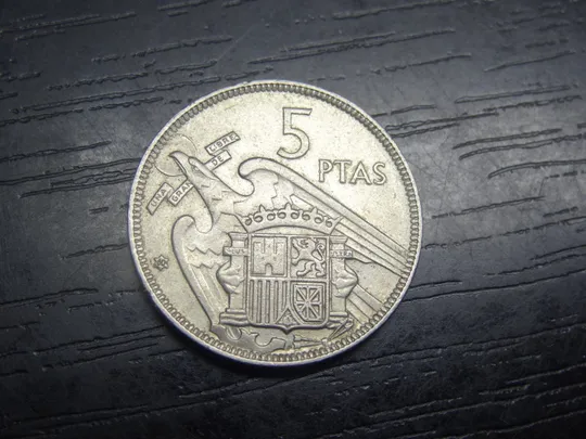 5 песет Іспанія 1957 (1960) Ціна