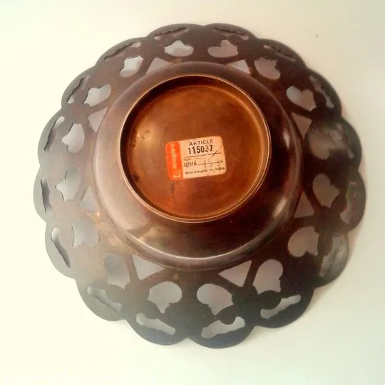 Купити Вінтажна латунна цукерниця,фруктовниця,ручна робота індія