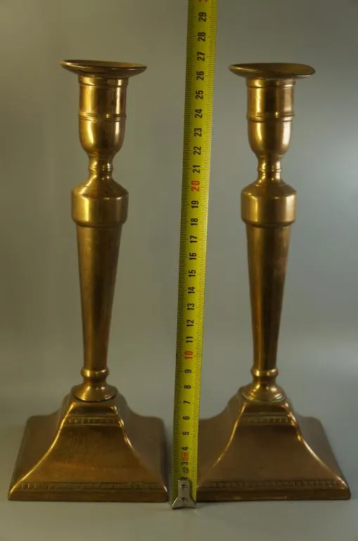 Купити Подсвечники пара подсвечник колонна латунь высота 26,5 см лот 2 шт №10645