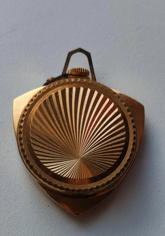 Часы кулон Заря СССР на отличном ходу экспортный вариант,позолота bf965 Ціна