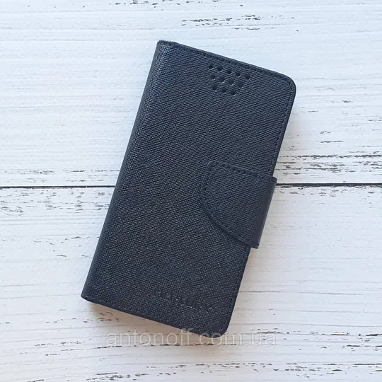 Купити Книжка універсальна Mercury Goospery 4.0"-4.3" (13×7см) для телефона Black