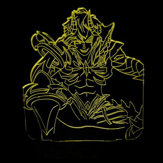 Акриловий світильник-нічник Даріус жовтий tty-n001167 Ціна