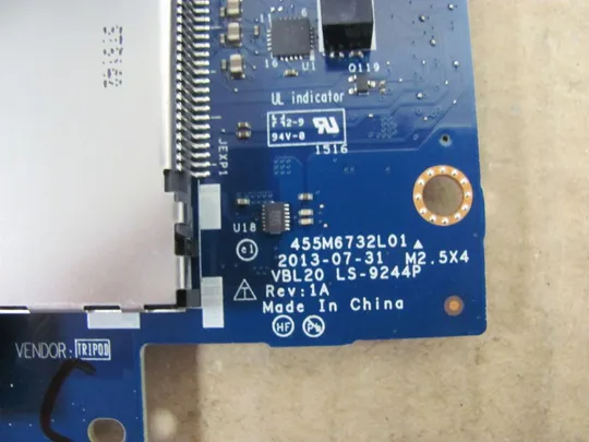 797-7 Плата USB - SD накопичувач LS-9244P для HP Zbook 15 G2 G1 оригінал З аукціону