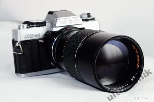 Об&#039;єктив телеобъектив Auto Chinon 1:3.5 f=200mm ф62мм Minolta MD Вживане З аукціону