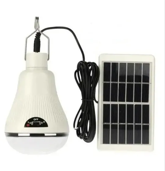 Купити Аккумуляторный фонарик 10W с солнечной панелью Golden Road GR-020 для улицы и помещений