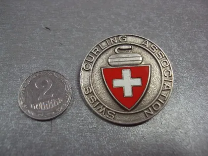 фото, знак керлинг curling club сс swiss association №2857