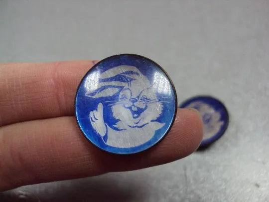 знак детский заяц зайчик круглый лот 2 шт №3681 Продаж