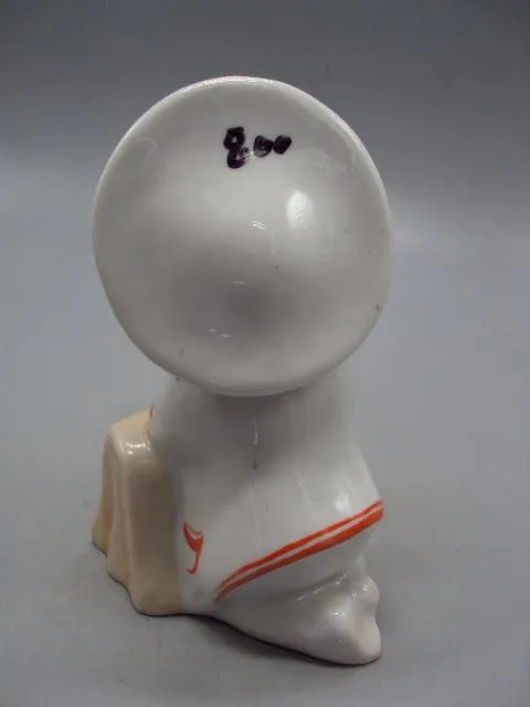 Фигура фарфор статуэтка Киев капитанская дочка с портфелем Буду как папа высота 12 см №14075 З аукціону