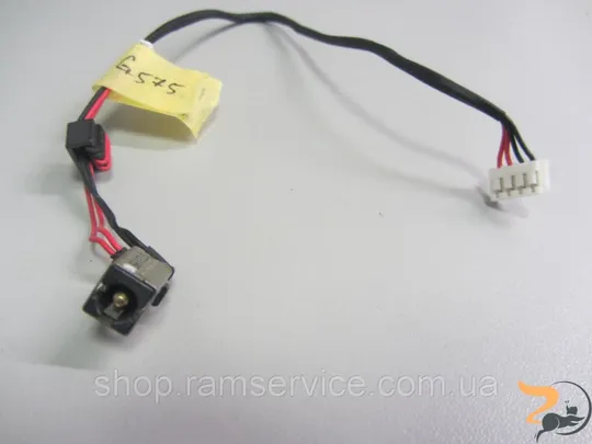 Роз’єм живлення для ноутбука Lenovo G570, G575, DC30100C200, б/в Ціна