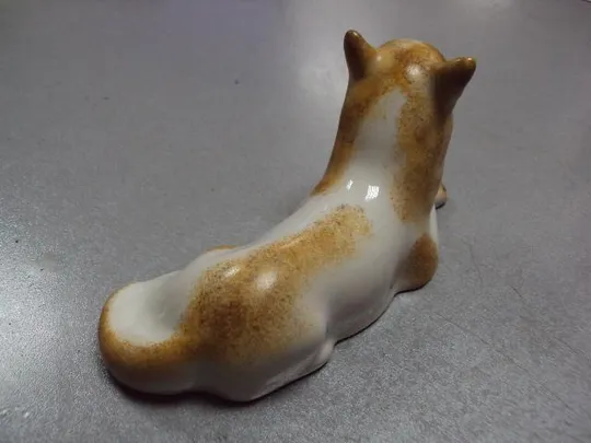 Фигура фарфор полонное зхк собака собачка щенок дружок №10335 Де купити