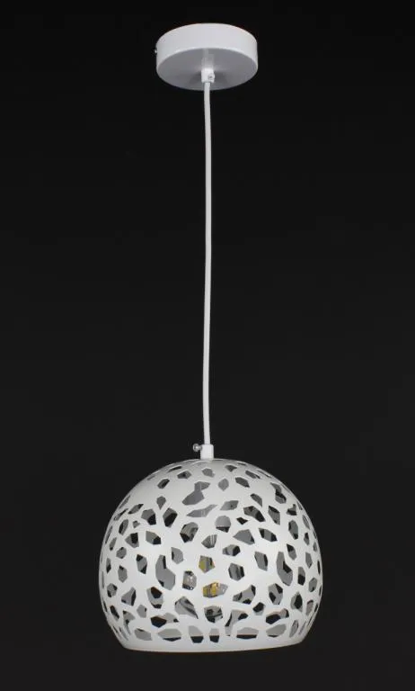 Люстра подвесная на 1 лампочку 27802 Белый 25-200х20х20 см. Ціна